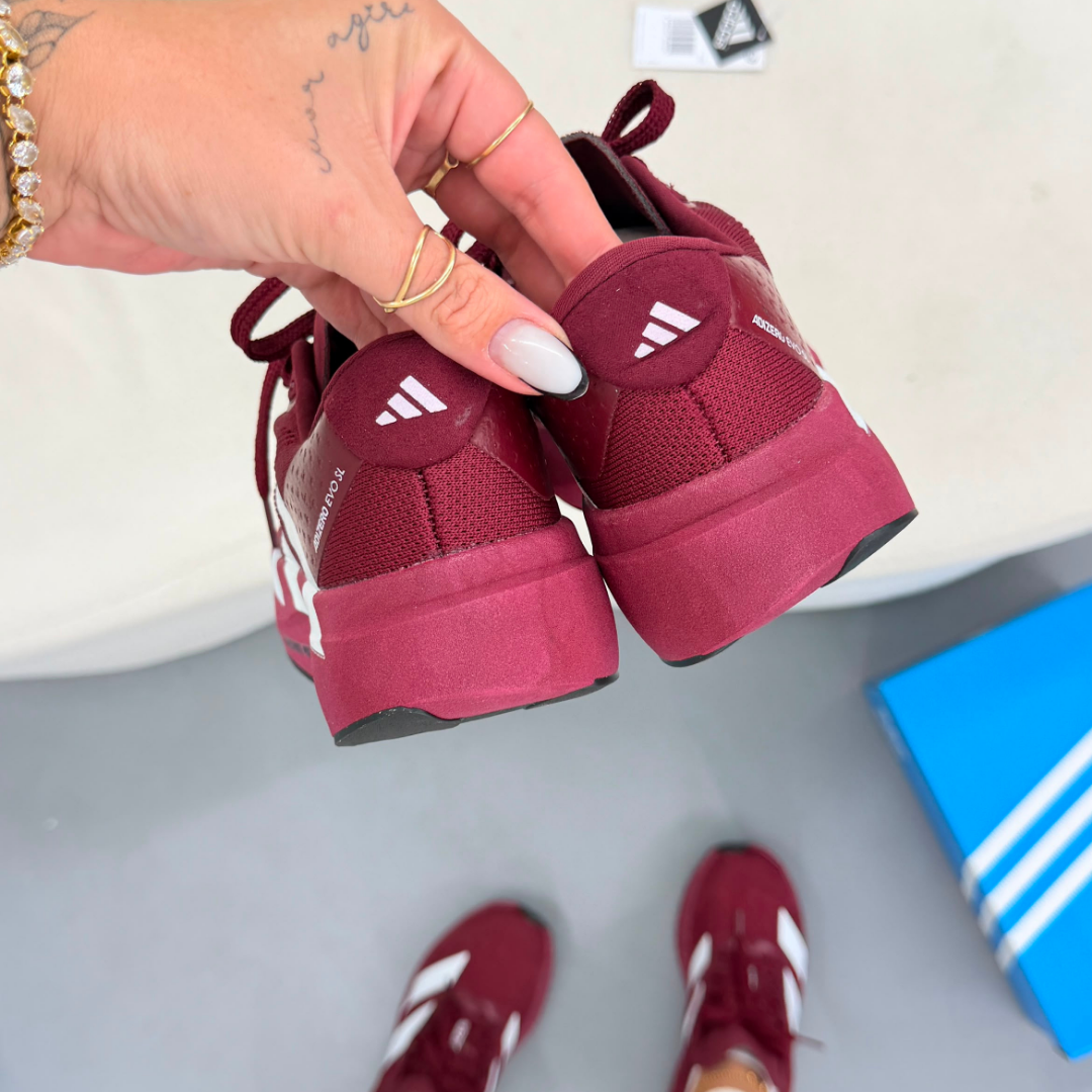 Tênis Feminino Adidas Adizero Evo SL Bordô