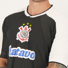 Camisa Retrô Corinthians Mundial 2000 Preta