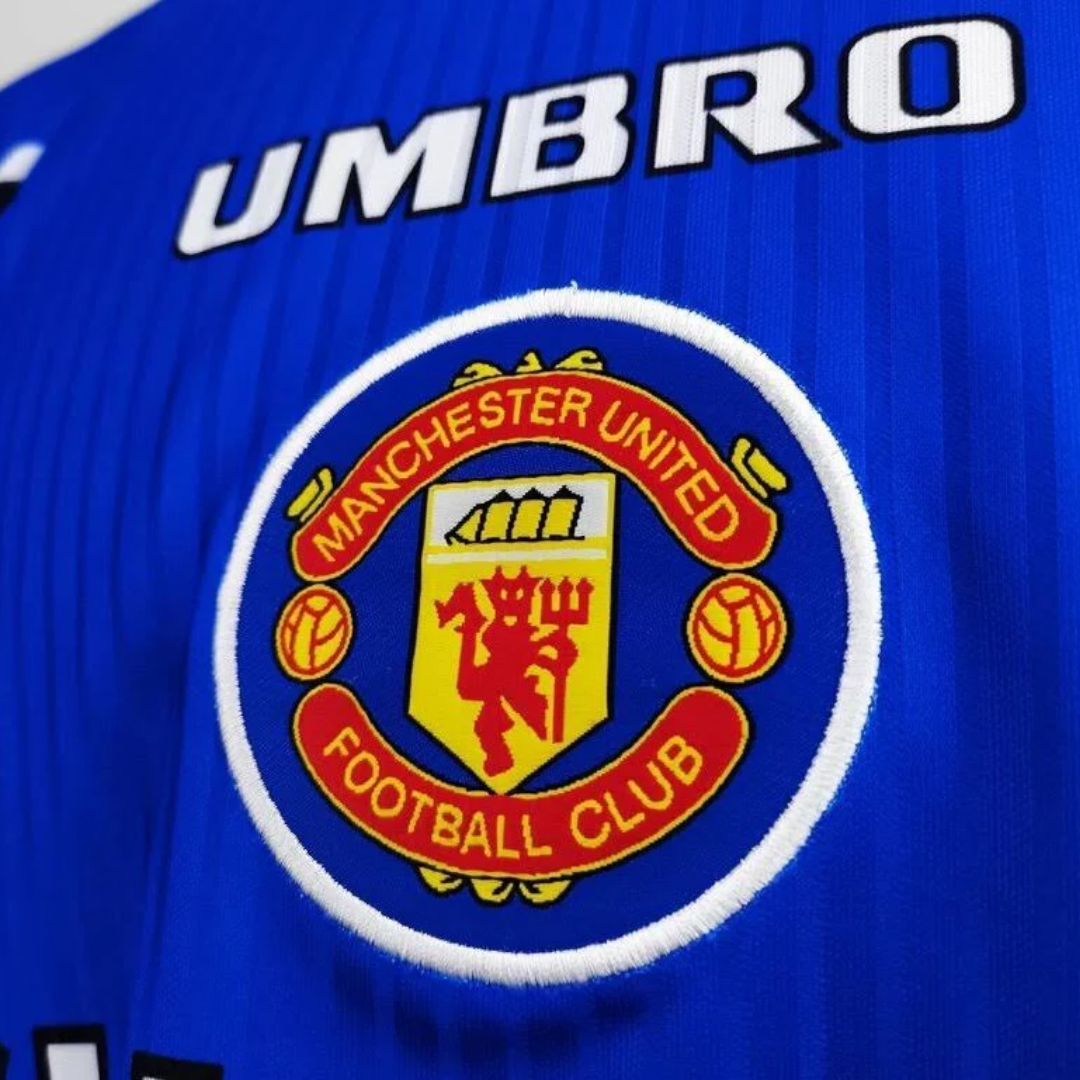 Camisa Retrô Manchester United 1996/1997 Azul Torcedor