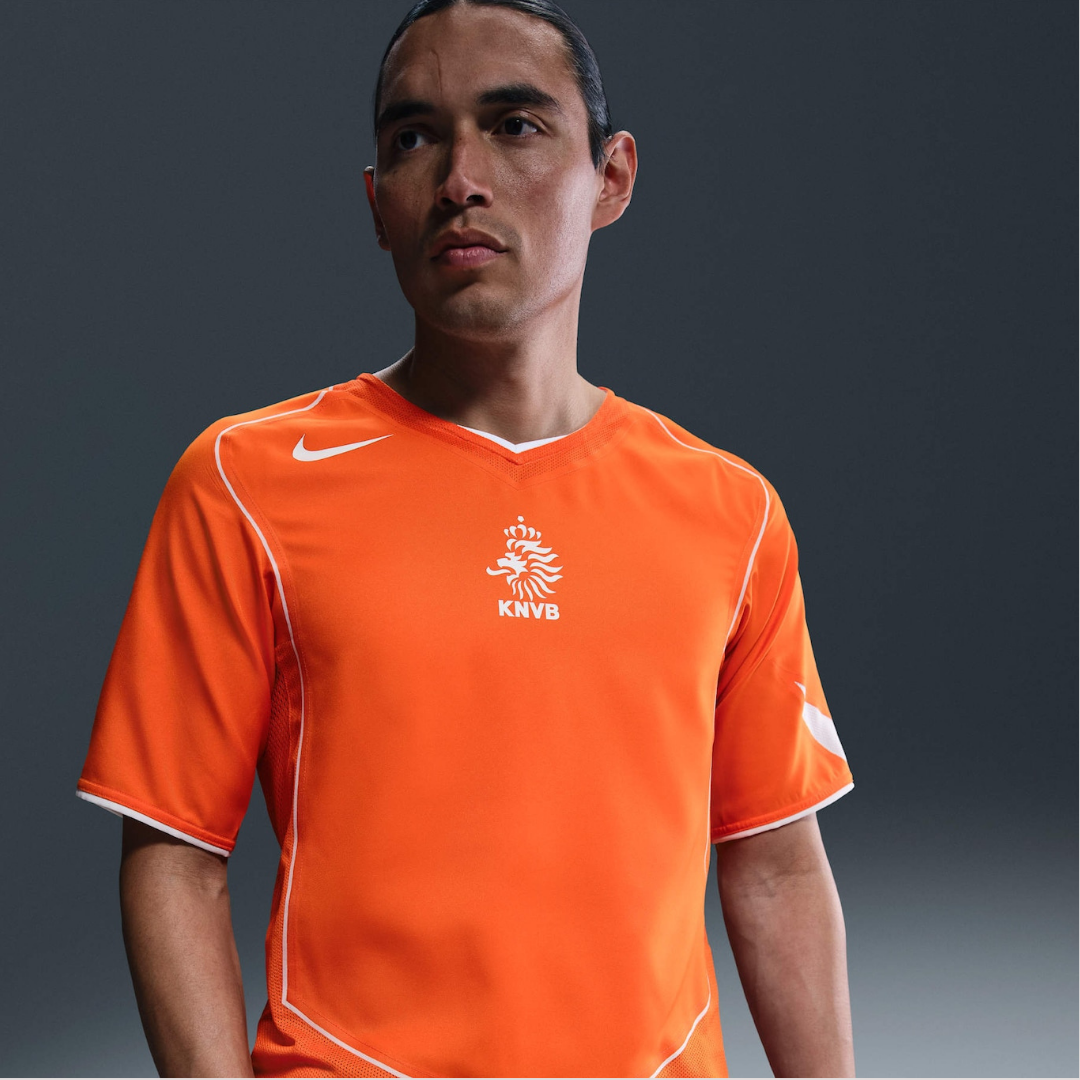 Camisa Holanda Nike Retrô Total 90 Masculina