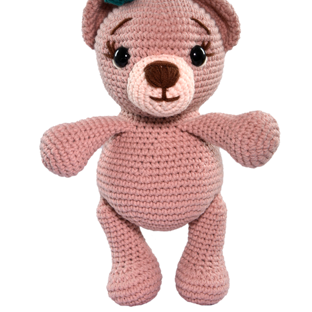 Ursa de Tricô Bailarina