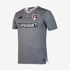 Camisa SPFC 2025 Grey Days Torcedor Masculina