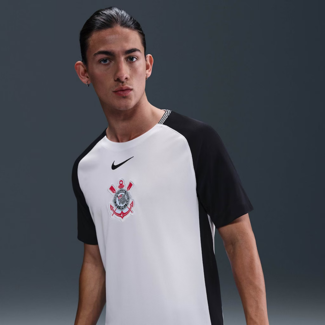 Camisa do Corinthians I 25 Nike Masculina Torcedor
