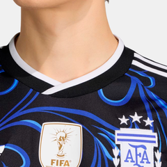 Camisa Adidas Argentina Away 2026 Masculina Preta Jogador