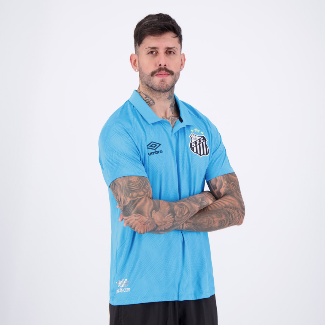 Camisa Santos Edição Especial 2025 Azul Masculina