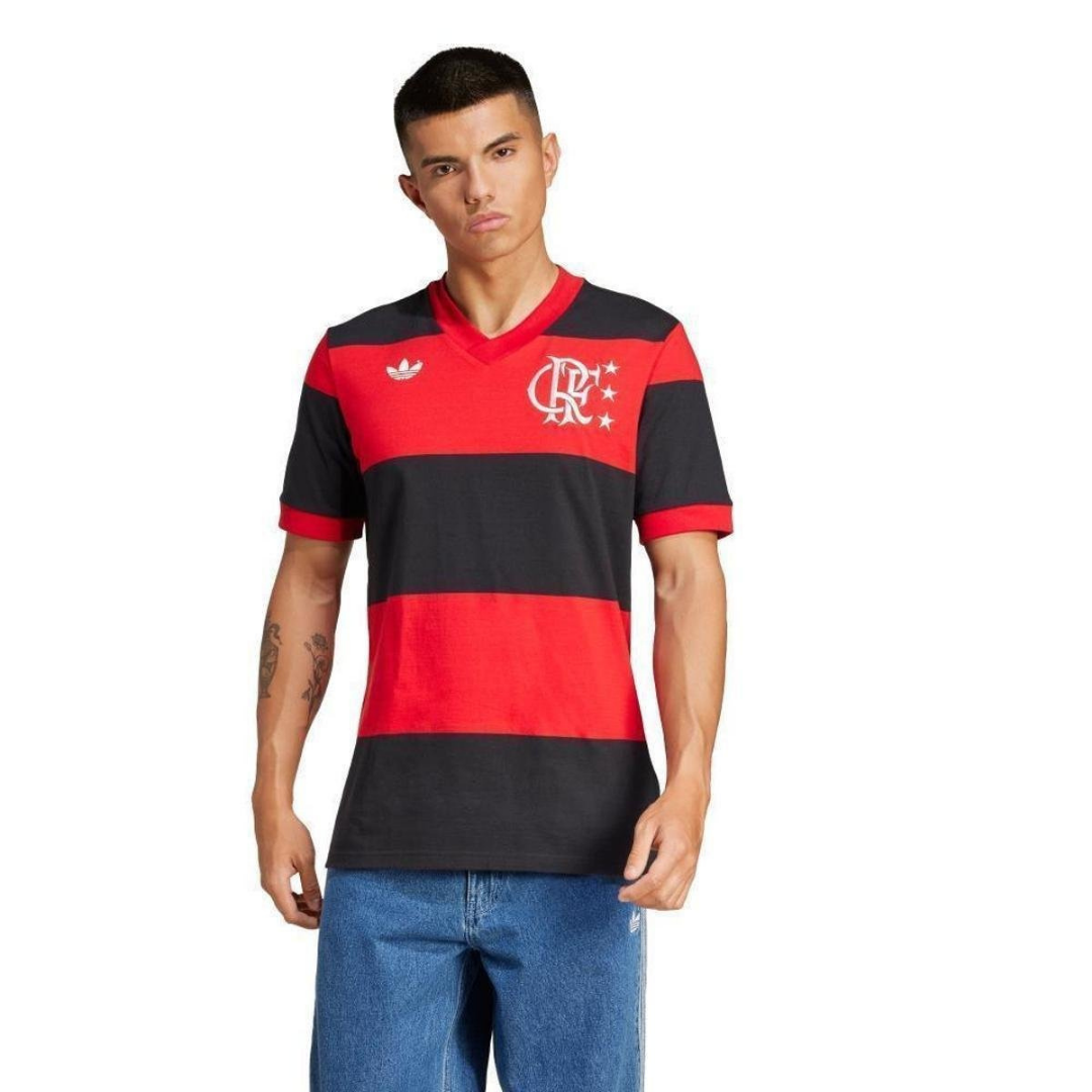 Camisa I CR Flamengo 81 Adidas Masculina Vermelho