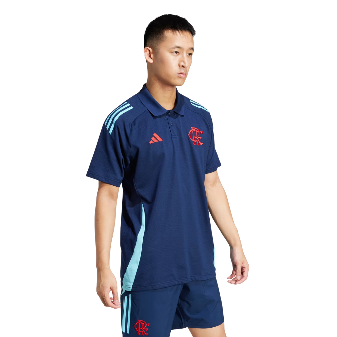 Camisa Polo Algodão CR Flamengo Tiro 24 Masculina
