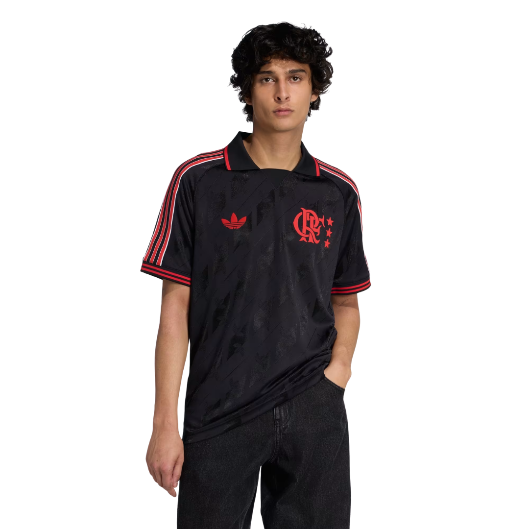 Camisa CR Flamengo LFSTLR Preta Masculina