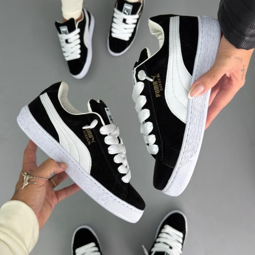 Tênis Masculino Puma XL prime Preto e Branco