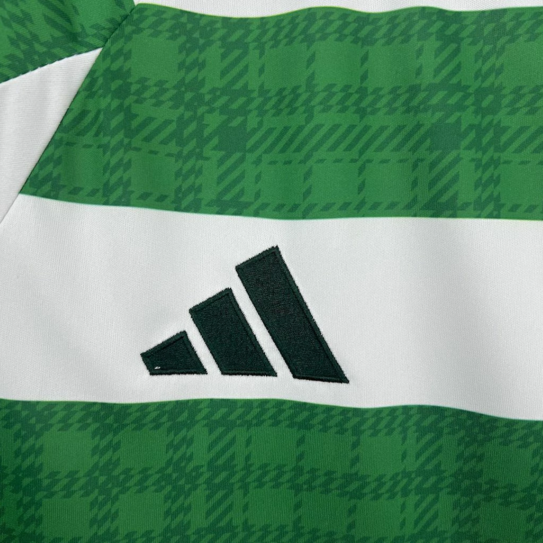 Camisa Masculina Celtic 2025/26 Torcedor Verde Branca