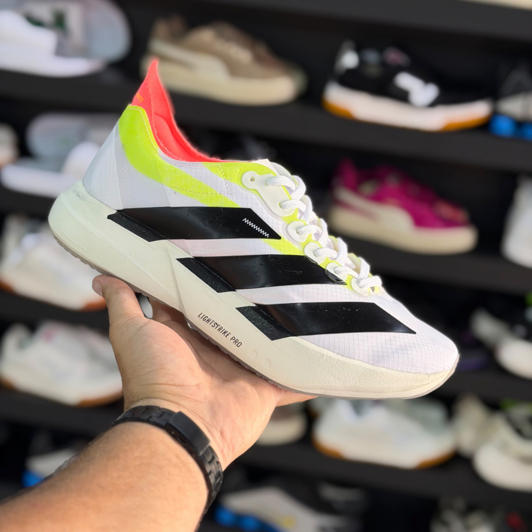 Tênis Adidas Adizero Pro 4 Branco e Verde