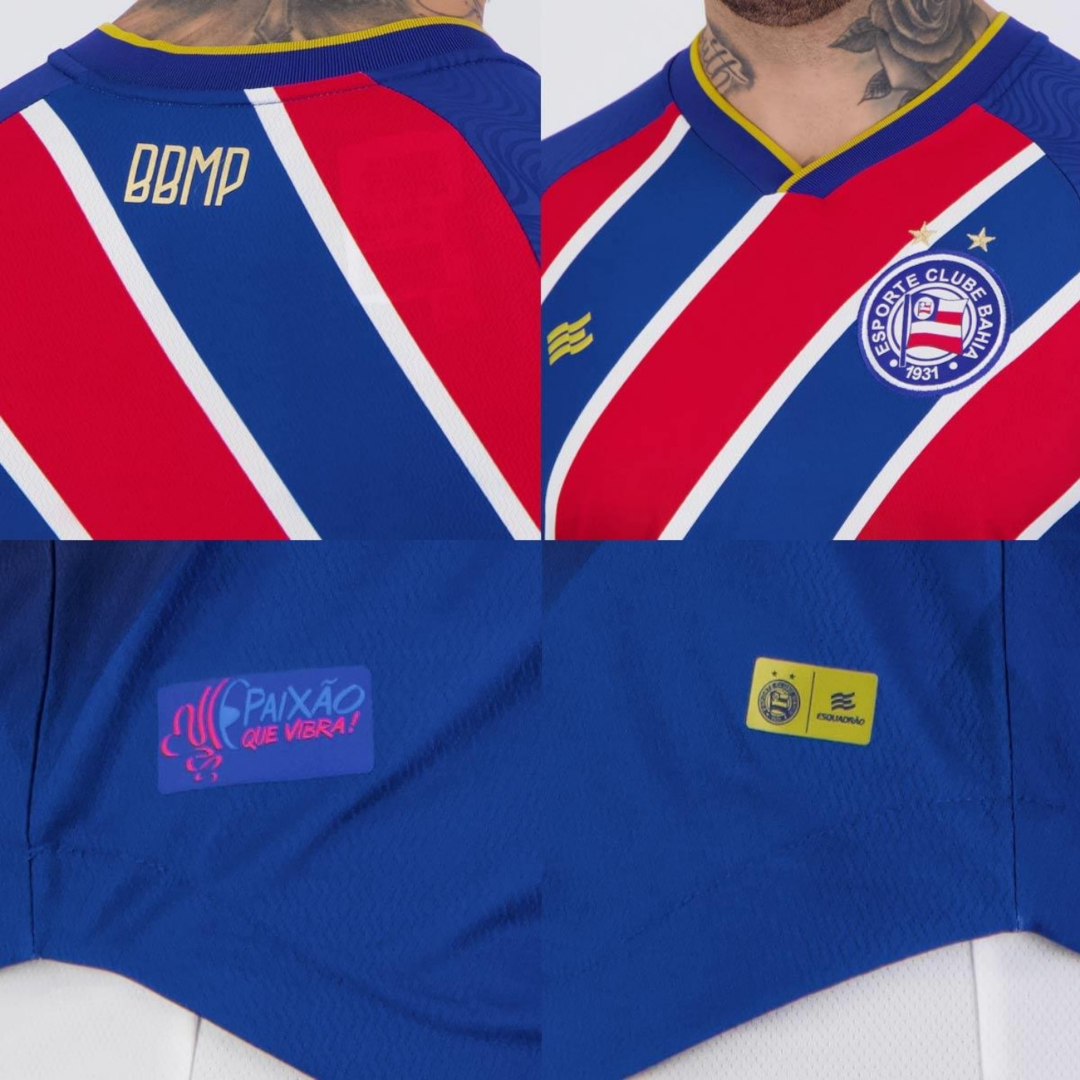 Camisa do Bahia II 2024 Esquadrão Torcedor Masculina