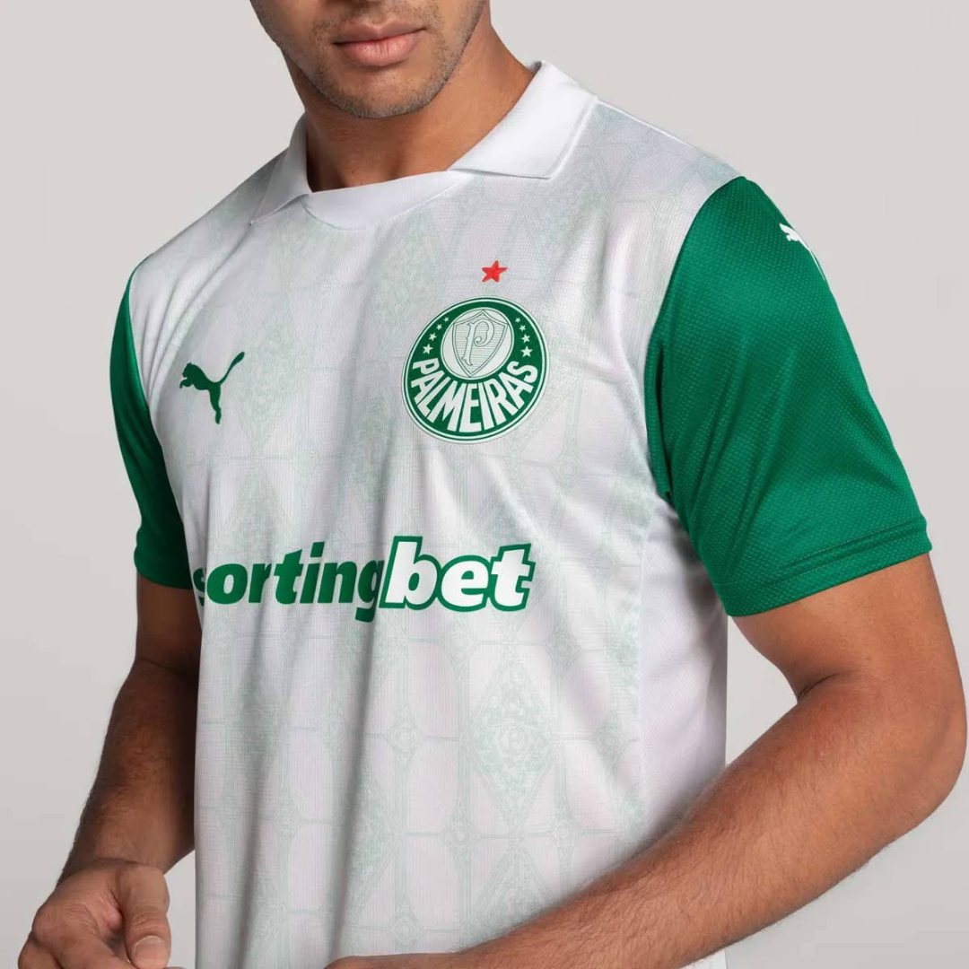 Camisa Puma Palmeiras II 2025 Torcedor Com Patrocínio