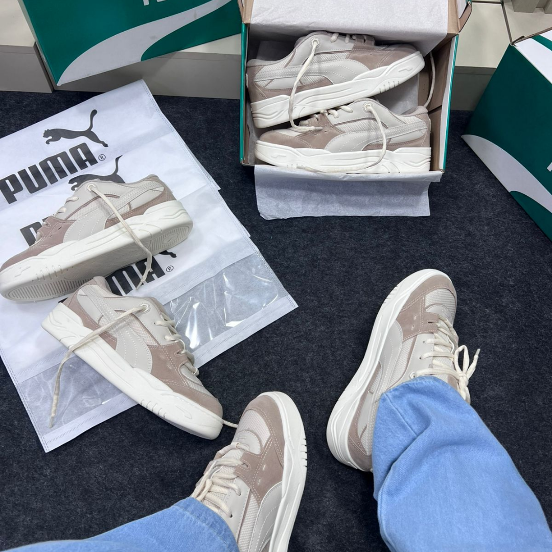 Tênis Puma 180 Camurça Natural Off White