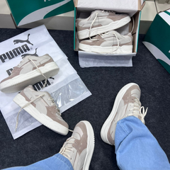 Tênis Puma 180 Camurça Natural Off White