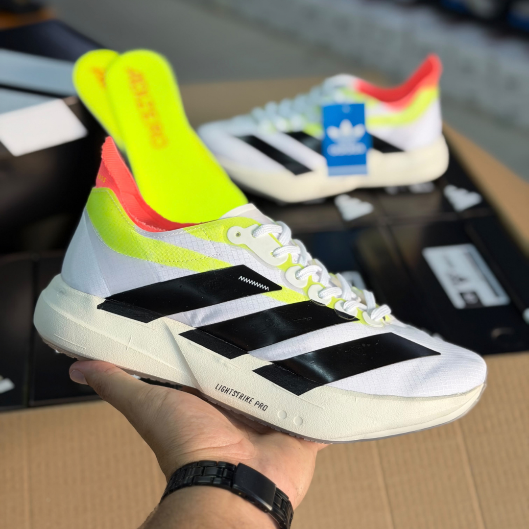 Tênis Adidas Adizero Pro 4 Branco e Verde