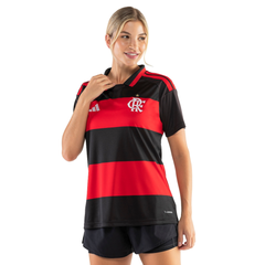 Camiseta Feminina Adidas Flamengo I 2026/2027  Torcedora