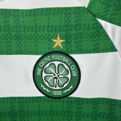 Camisa Masculina Celtic 2025/26 Torcedor Verde Branca