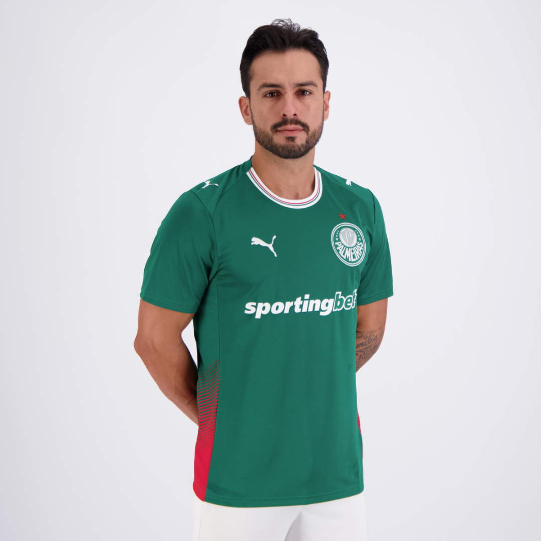 Camisa Puma Palmeiras I 2026 Torcedor Masculina