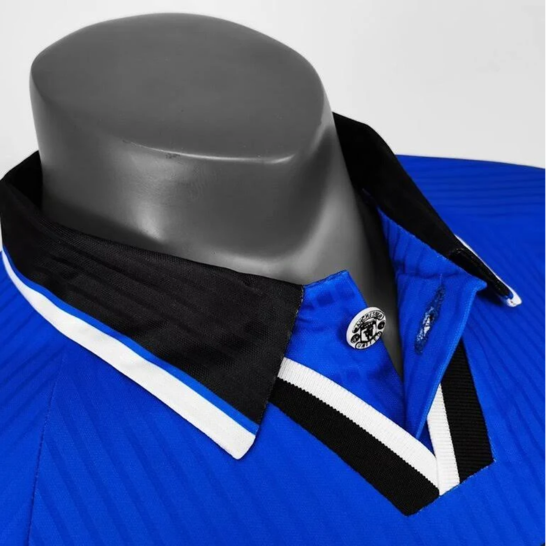 Camisa Retrô Manchester United 1996/1997 Azul Torcedor