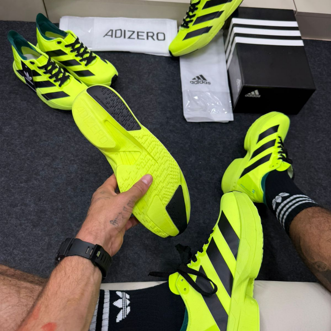 Tênis Adidas Adizero Adios Pro 4 Verde Preto