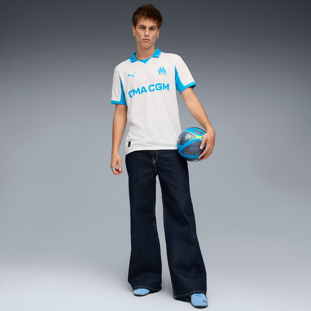 Camisa Olympique de Marseille 25/26 Home Jersey Masculina Torcedor
