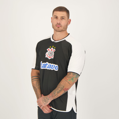 Camisa Retrô Corinthians Mundial 2000 Preta