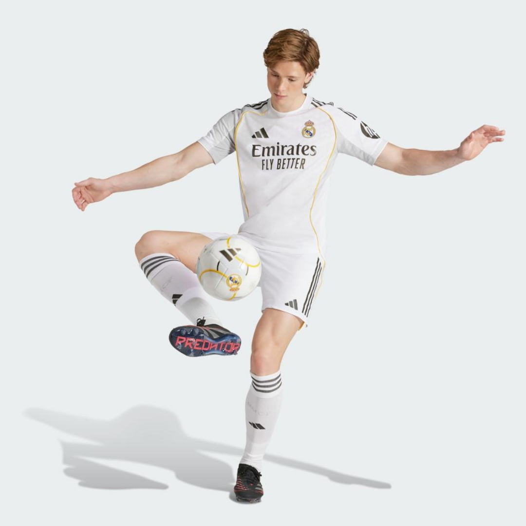 Camisa Masculina Real Madrid I 2025/2026 Adidas Torcedor