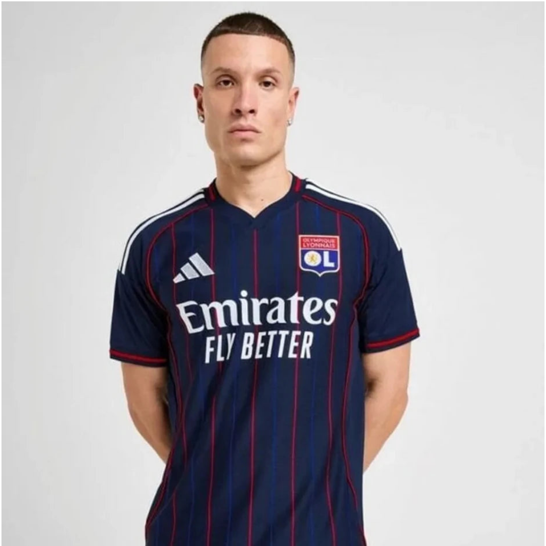 Camisa Masculina Olympique Lyonnais II 25/26 Torcedor Azul