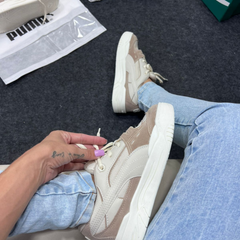 Tênis Puma 180 Camurça Natural Off White