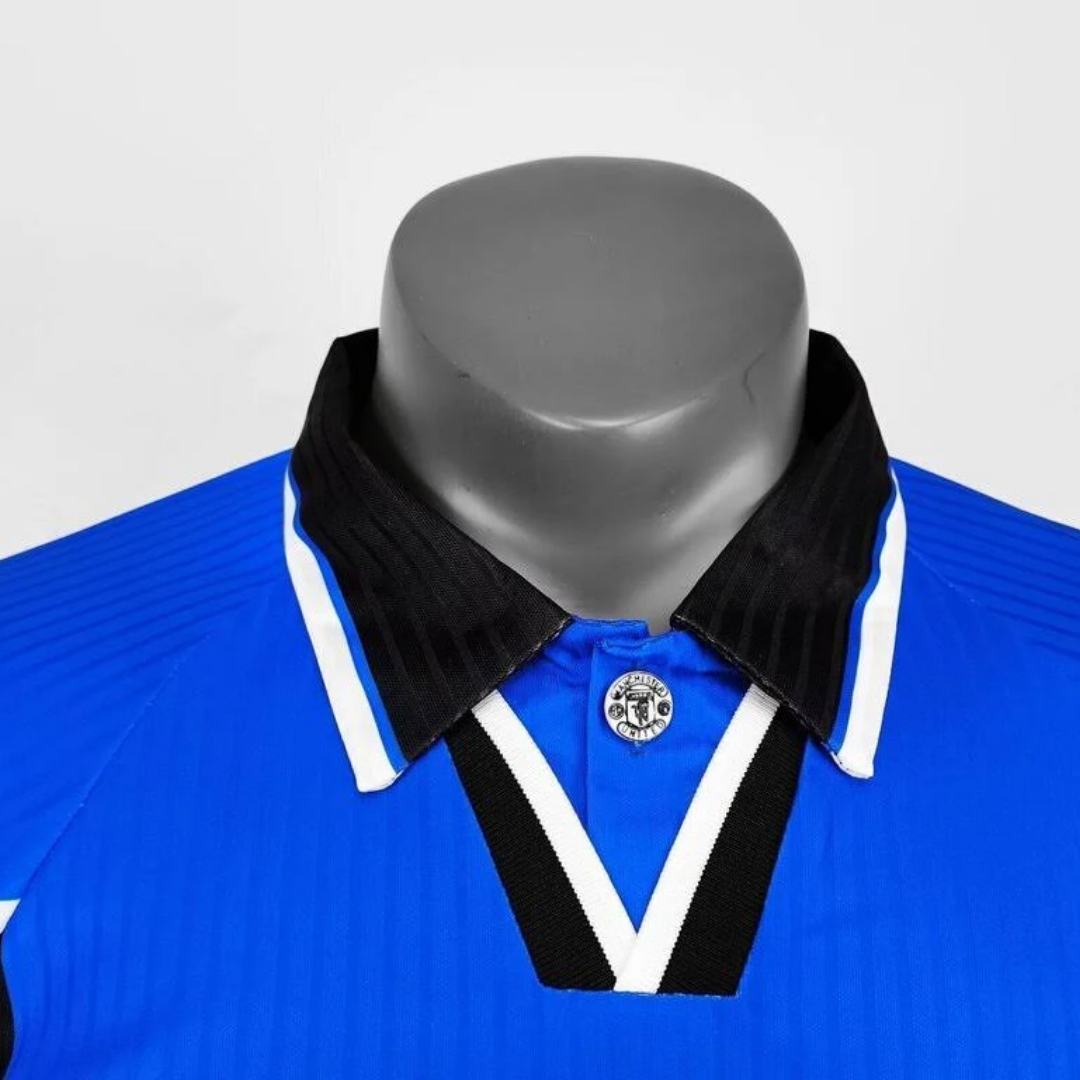 Camisa Retrô Manchester United 1996/1997 Azul Torcedor