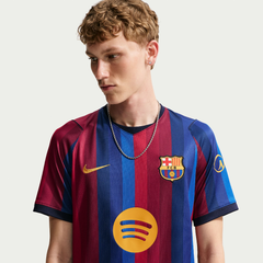 Camisa Masculina Barcelona 26/27 Home Torcedor Listrada