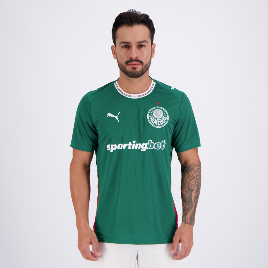 Camisa Puma Palmeiras I 2026 Torcedor Masculina