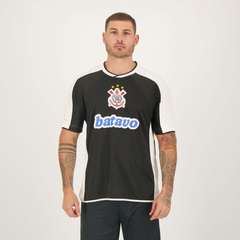 Camisa Retrô Corinthians Mundial 2000 Preta