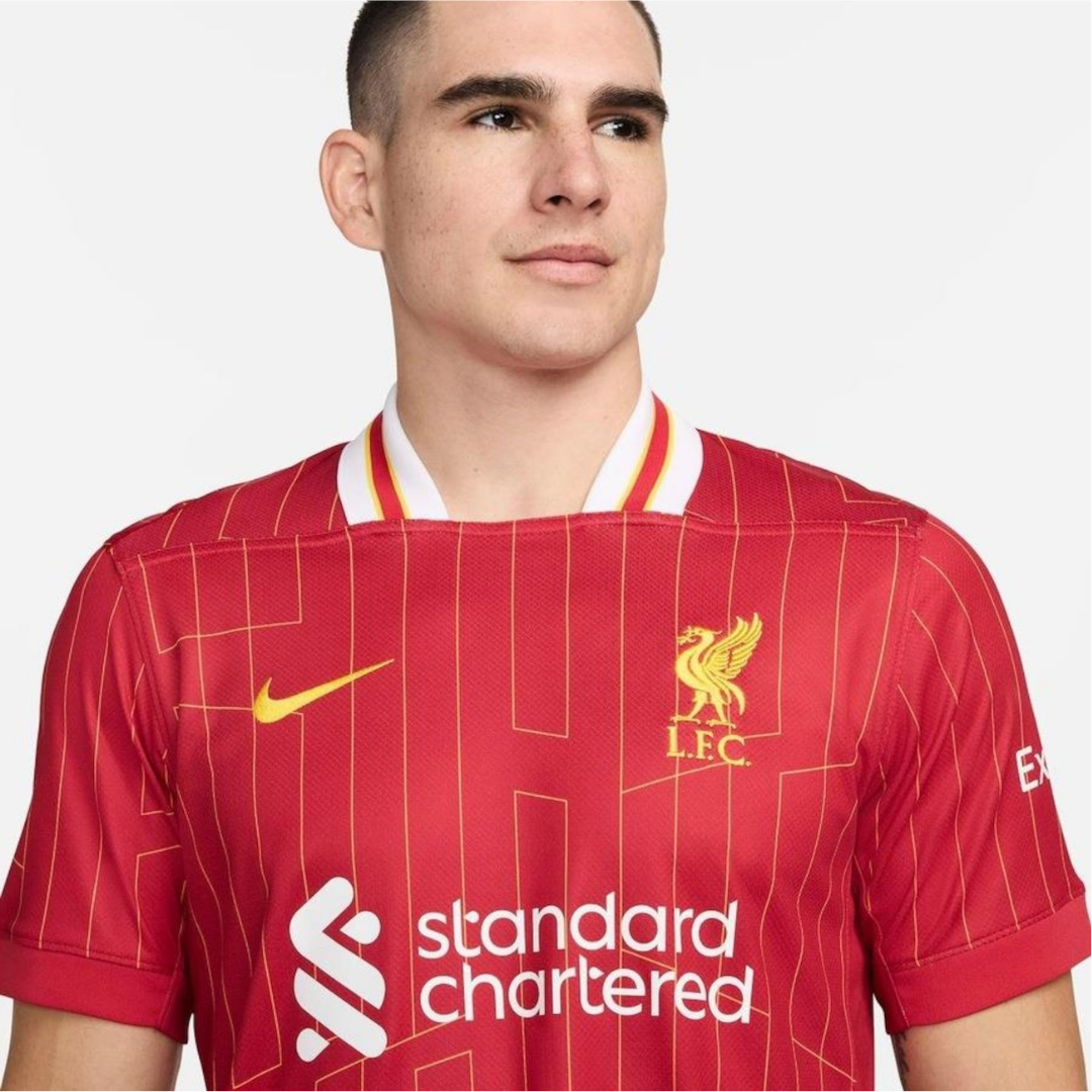 Camisa Nike Liverpool I 2024/25 Torcedor Masculina
