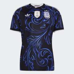 Camisa Adidas Argentina Away 2026 Masculina Preta Jogador