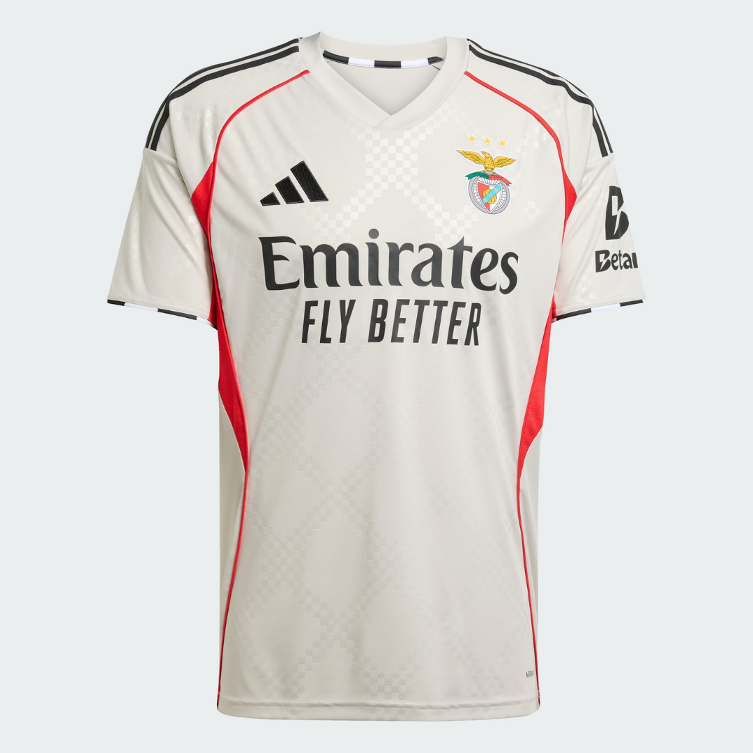 Camisa SL Benfica II 25/26 Torcedor Masculina Bege