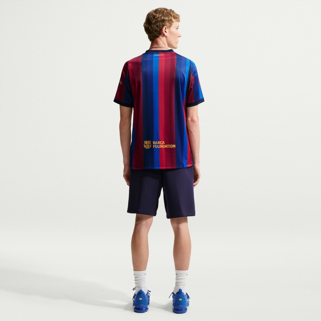 Camisa Masculina Barcelona 26/27 Home Torcedor Listrada