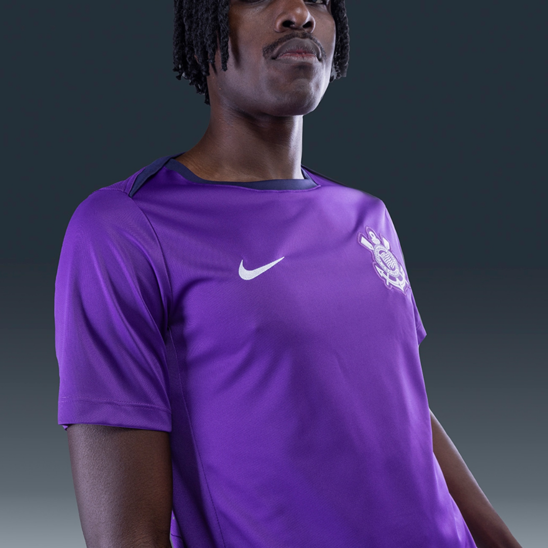 Camisa Nike Corinthians Treino 2025 Masculina