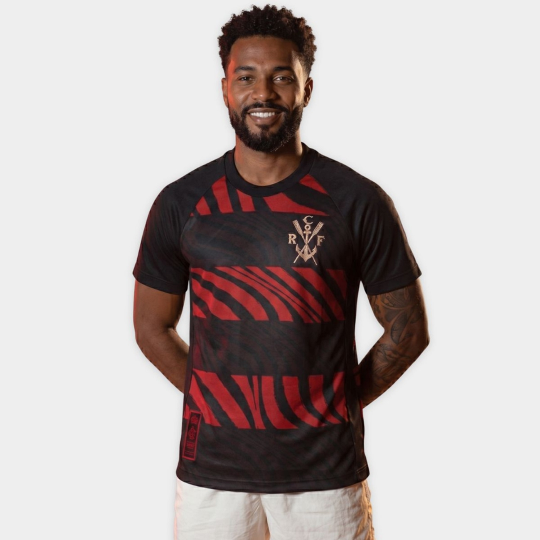Camisa do Flamengo Pherusa CRF 130 Anos Braziline Masculina