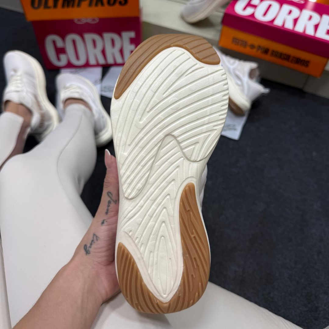 Tênis Feminino Olympikus Corre 2 Bege