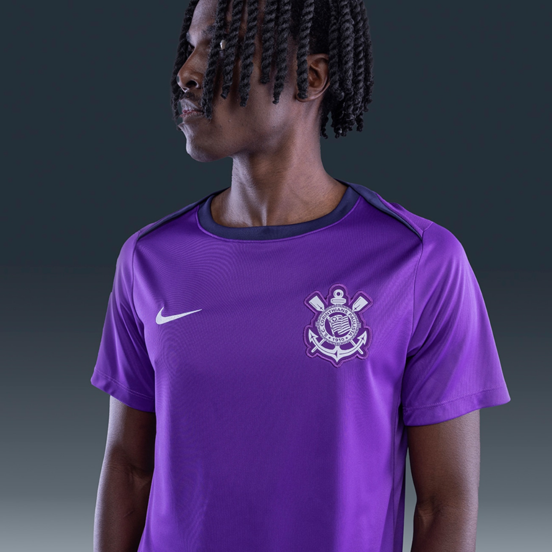 Camisa Nike Corinthians Treino 2025 Masculina