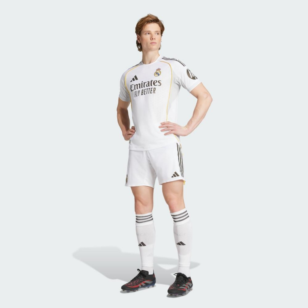 Camisa Masculina Real Madrid I 2025/2026 Adidas Torcedor