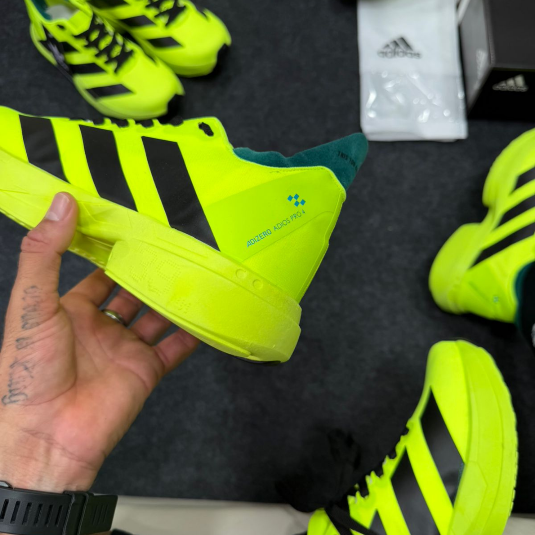Tênis Adidas Adizero Adios Pro 4 Verde Preto
