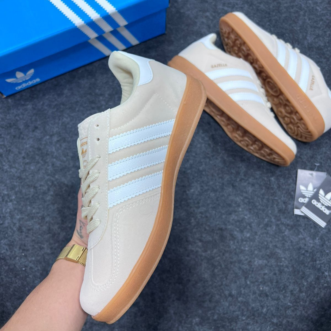 Tênis Feminino Adidas Gazelle Angelical Branco