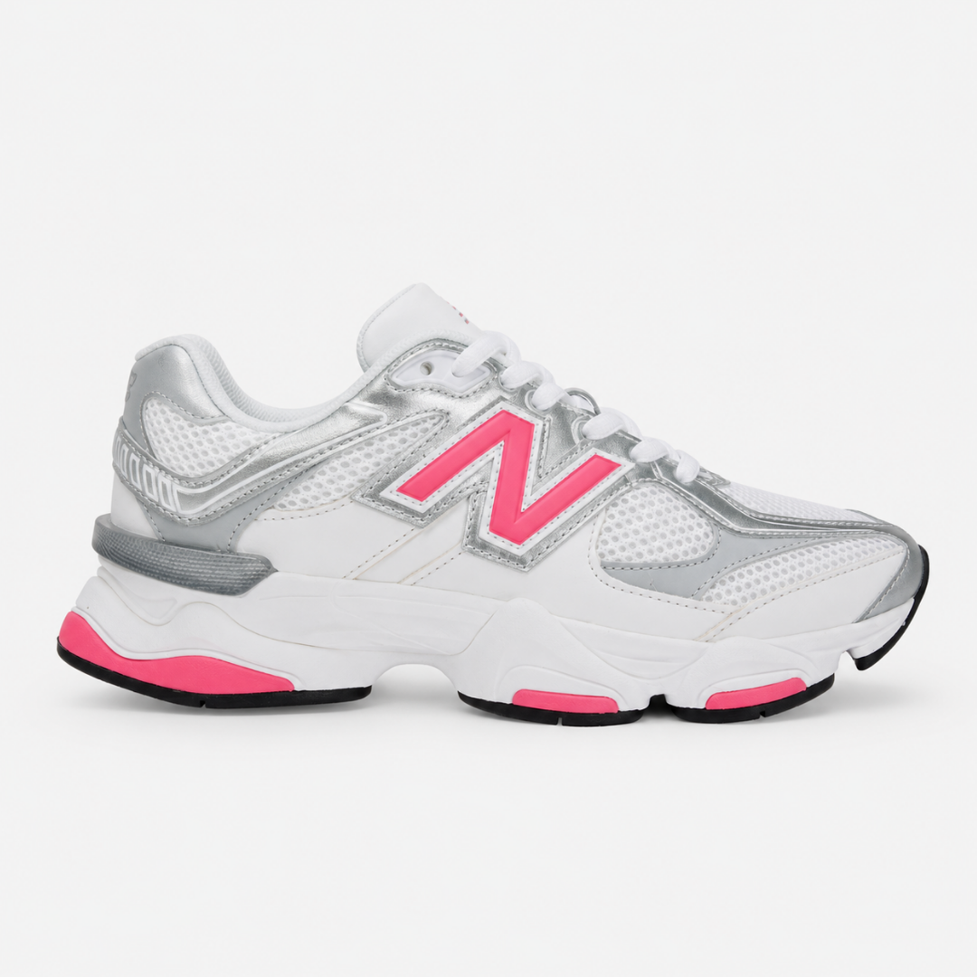 Tênis New Balance 9060 Rosa e Cinza