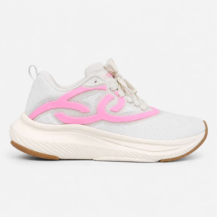 Tênis Feminino Olympikus Corre 2 Off White e Rosa