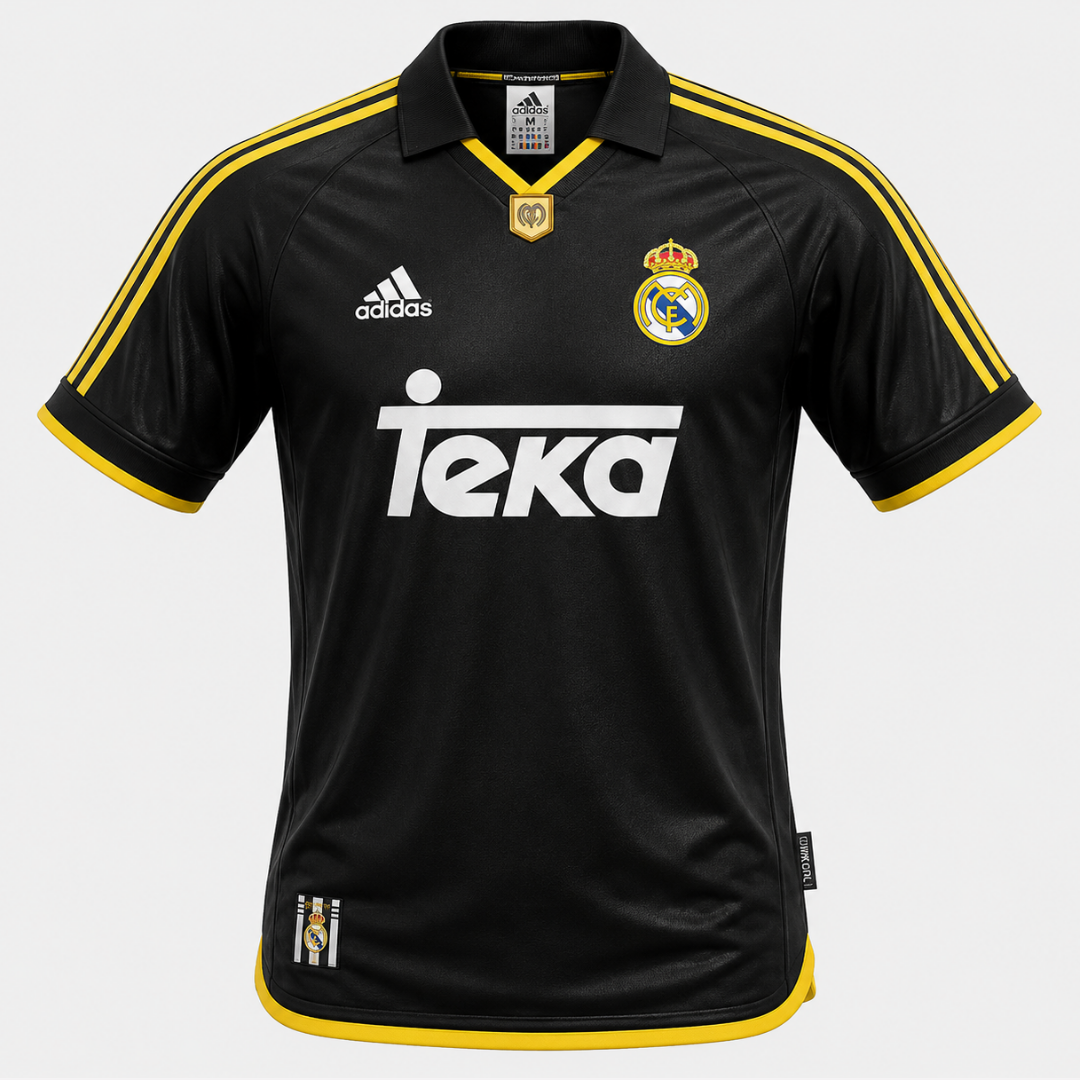 Camisa Real Madrid II 1999/2000 Adidas Retrô Masculina