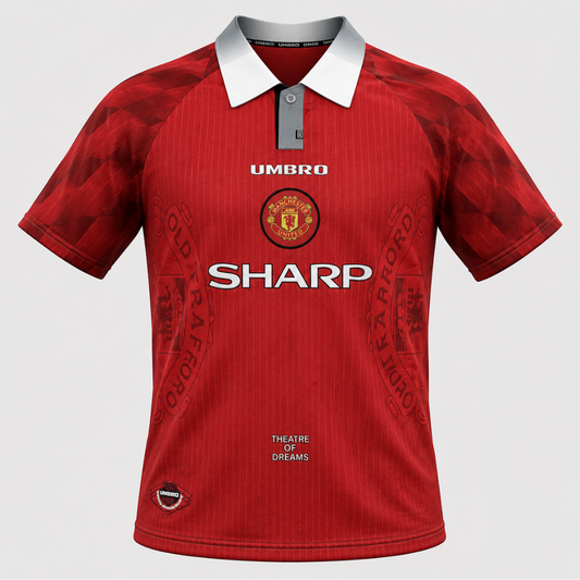 Camisa Manchester United 1996/1998 Retrô Torcedor Masculina