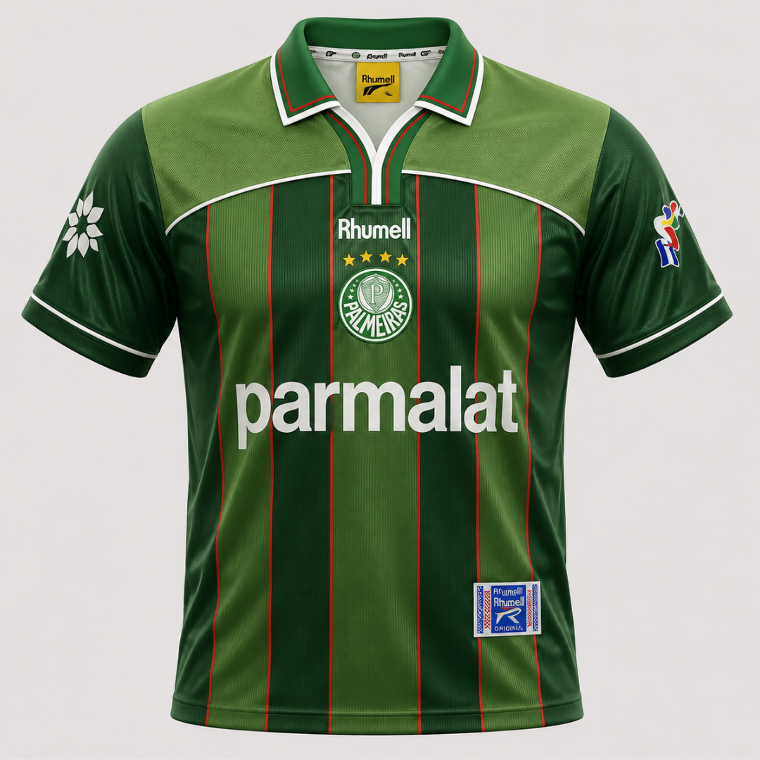 Camisa Palmeiras Retrô 1999 Parmalat